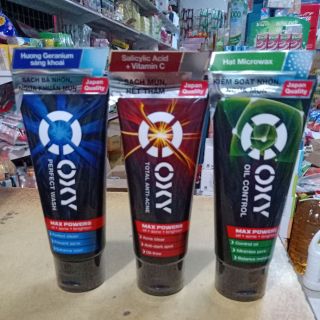 Sữa rửa mặt ngừa mụn OXY tuýp 100g.