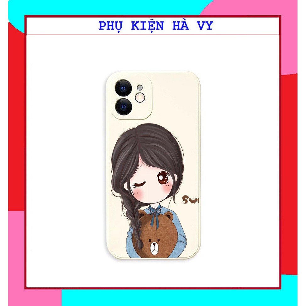 Ốp lưng iphone hình badgirl and badboy cute cạnh vuông giả ip12 5/5s/6/6plus/6s/7/7plus/8/8plus/x/xr/xs/11/12/pro/max