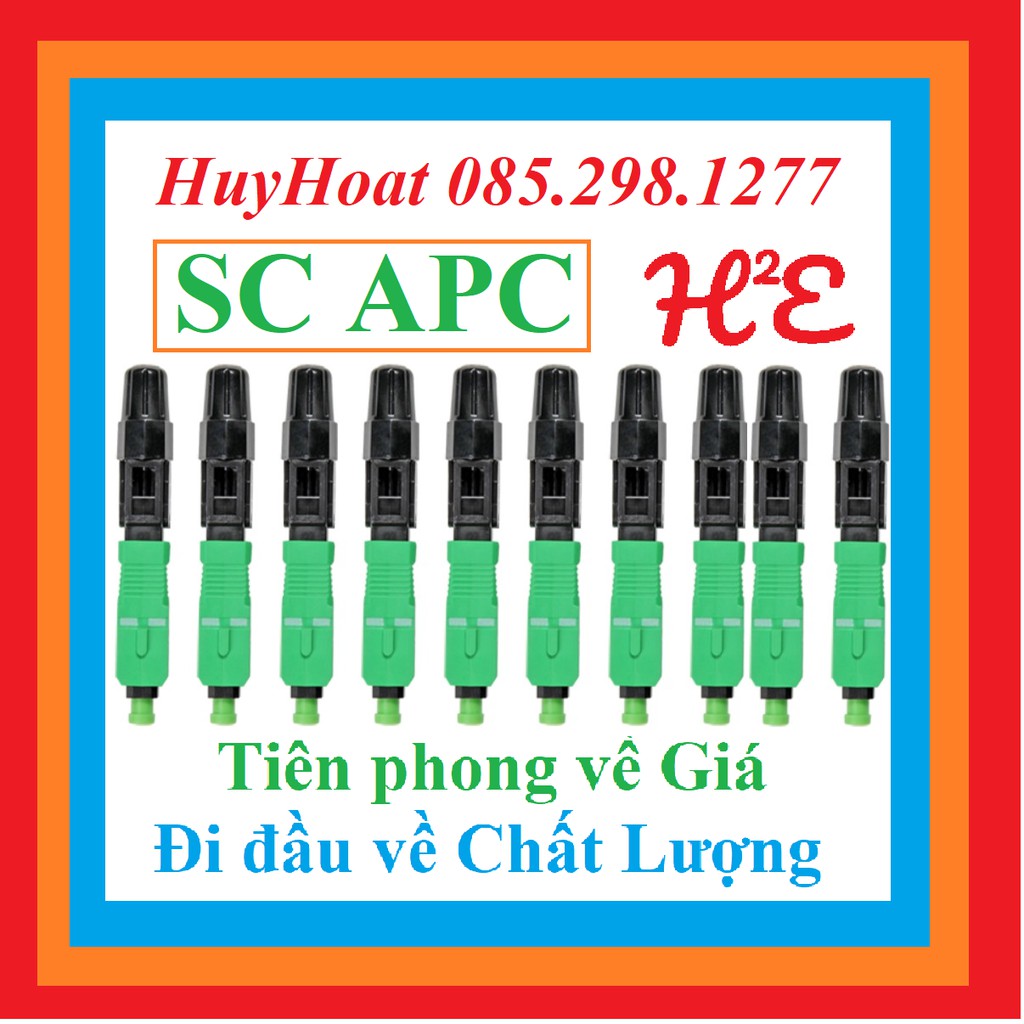 10 Đầu fast conector SC APC