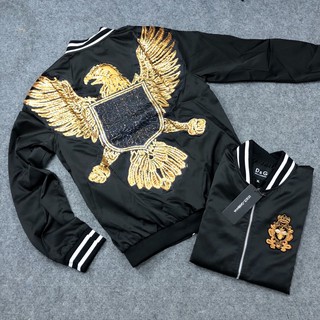 Bomber Dg đại bàng thêu kim sa new 2021 - Áo khoác nhẹ