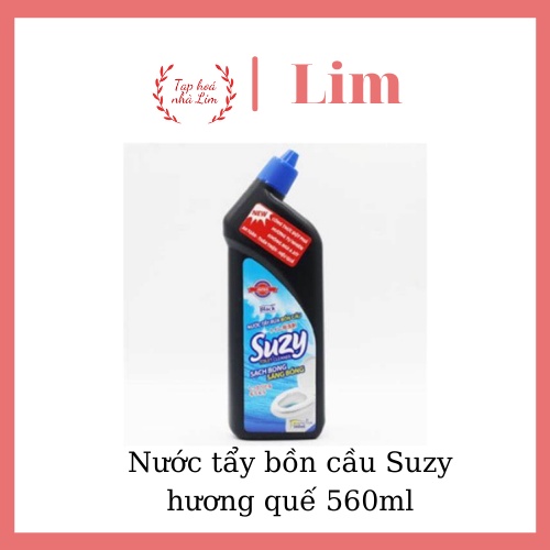 Nước tẩy rửa bồn cầu, nhà tắm Cao Cấp Suzy Nhật Bản 560ml - thành phần Hữu Cơ, không mùi axit