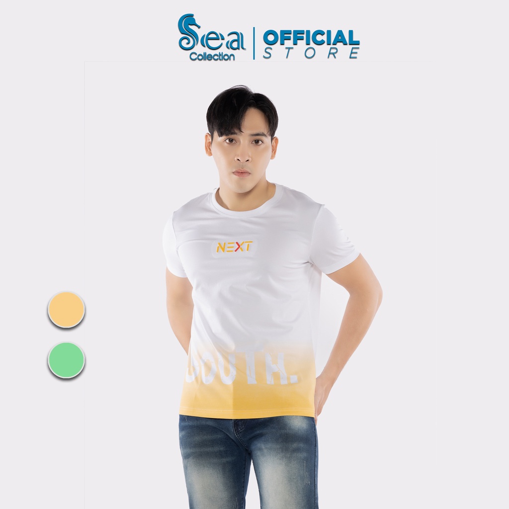 Áo Thun Nam Tay Ngắn Cổ Tròn Sea Collection Thêu NEXT 8827
