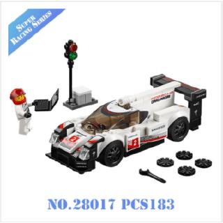 183pcs Building blocks Lego Set Raching Car Model Pull back car Kids toys Brain Game Bricks Go kart Gift