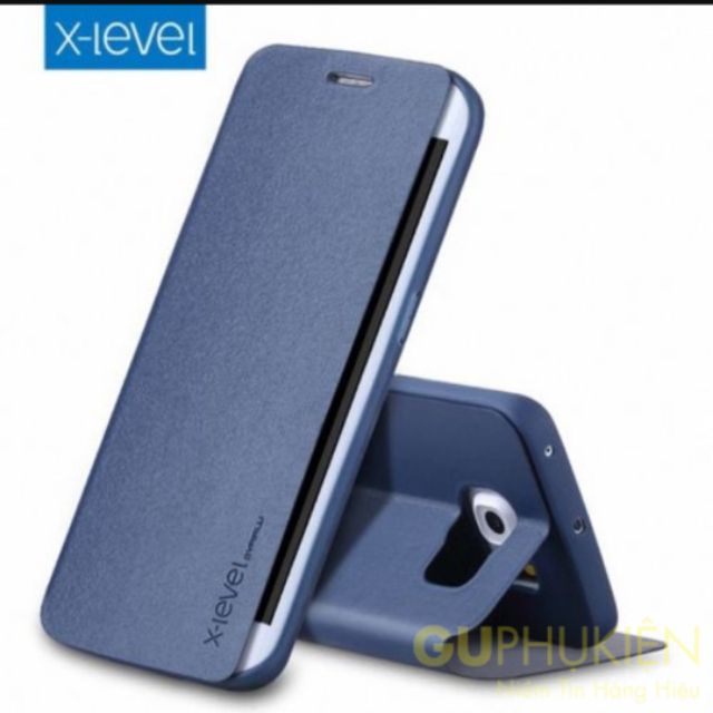 Bao da FIBCOLOR cho Galaxy S6 Edge hiệu X-Level chính hãng