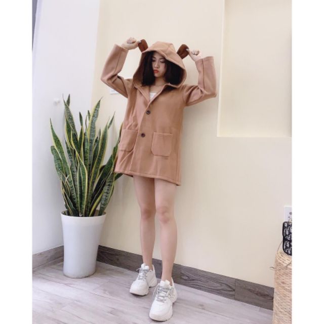 áo dạ nữ tai gấu đẹp | BigBuy360 - bigbuy360.vn