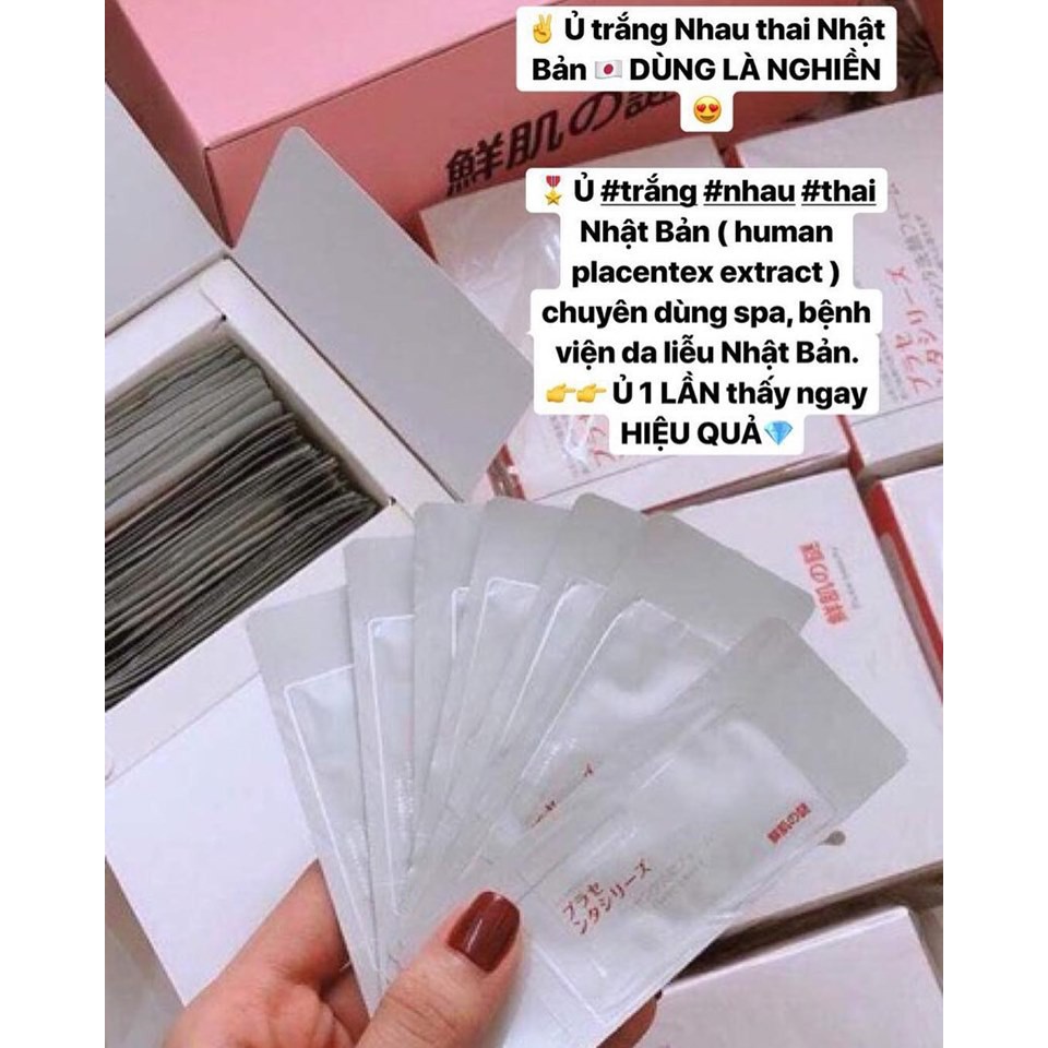 MẶT NẠ Ủ TRẮNG NHAU THAI NHẬT BẢN 50gói | BigBuy360 - bigbuy360.vn