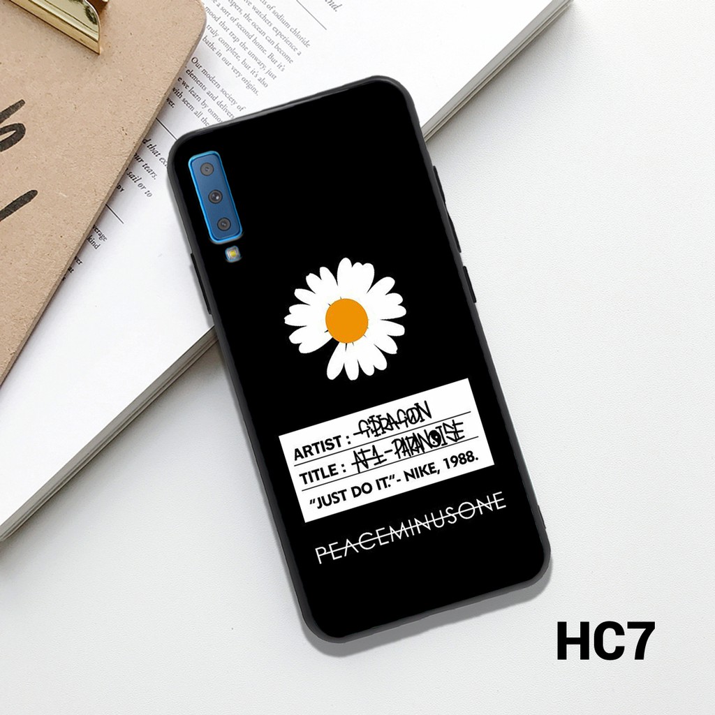 Ốp lưng SAMSUNG A750/ A7 2018 - A9 2018 in hình hoa cúc peaceminusonee G-Dragon x Just Do It