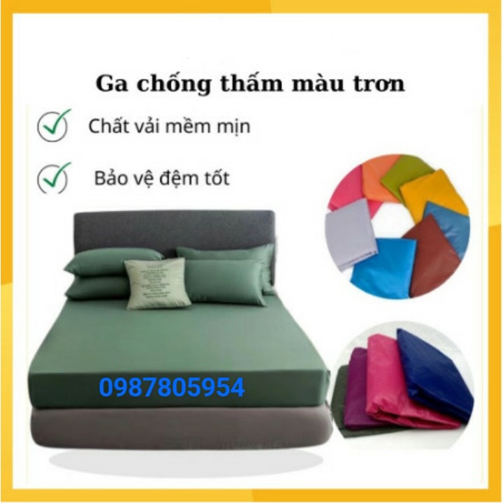 Ga Chống Thấm Họa Tiết Bảo Vệ Đệm Loại Dày, Ga Chống Thấm Cho Bé