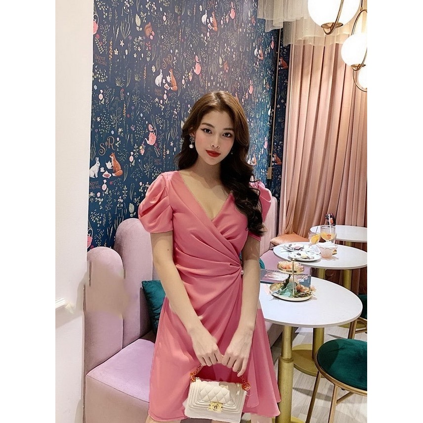 ĐẦM LỤA ĐI TIỆC SANG TRỌNG HÀNG THIẾT KẾ CAO CẤP  (CÓ ẢNH THẬT - CÓ SIZE ĐẠI)