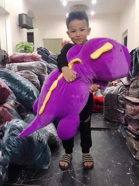 Thú bông Khủng Long tím hkm Pediasure