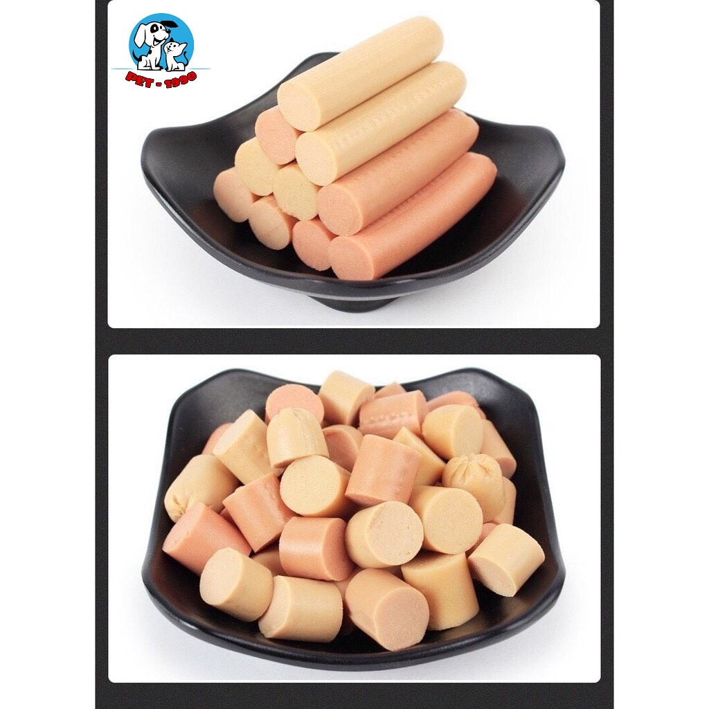 Túi 30 Cái Xúc Xích Dinh Dưỡng Cao Cấp Cho Chó Mèo Có 3 Vị