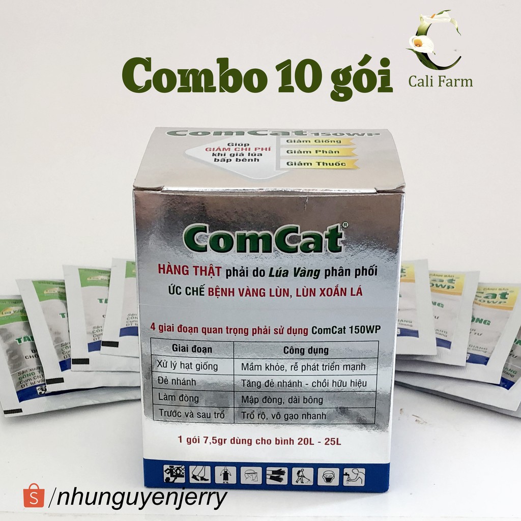 [Combo] Kích thích sinh trưởng Comcat 7.5g  siêu cải tiến x 10 gói [sieutietkiem]