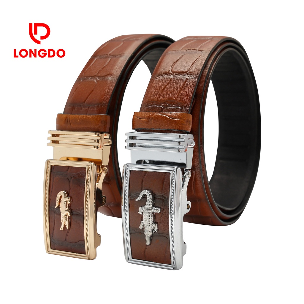Dây nịt da nam - Cam kết 100% da bò thật - Bảo hành 5 năm - Thương hiệu uy tín Longdo Leather - TL01