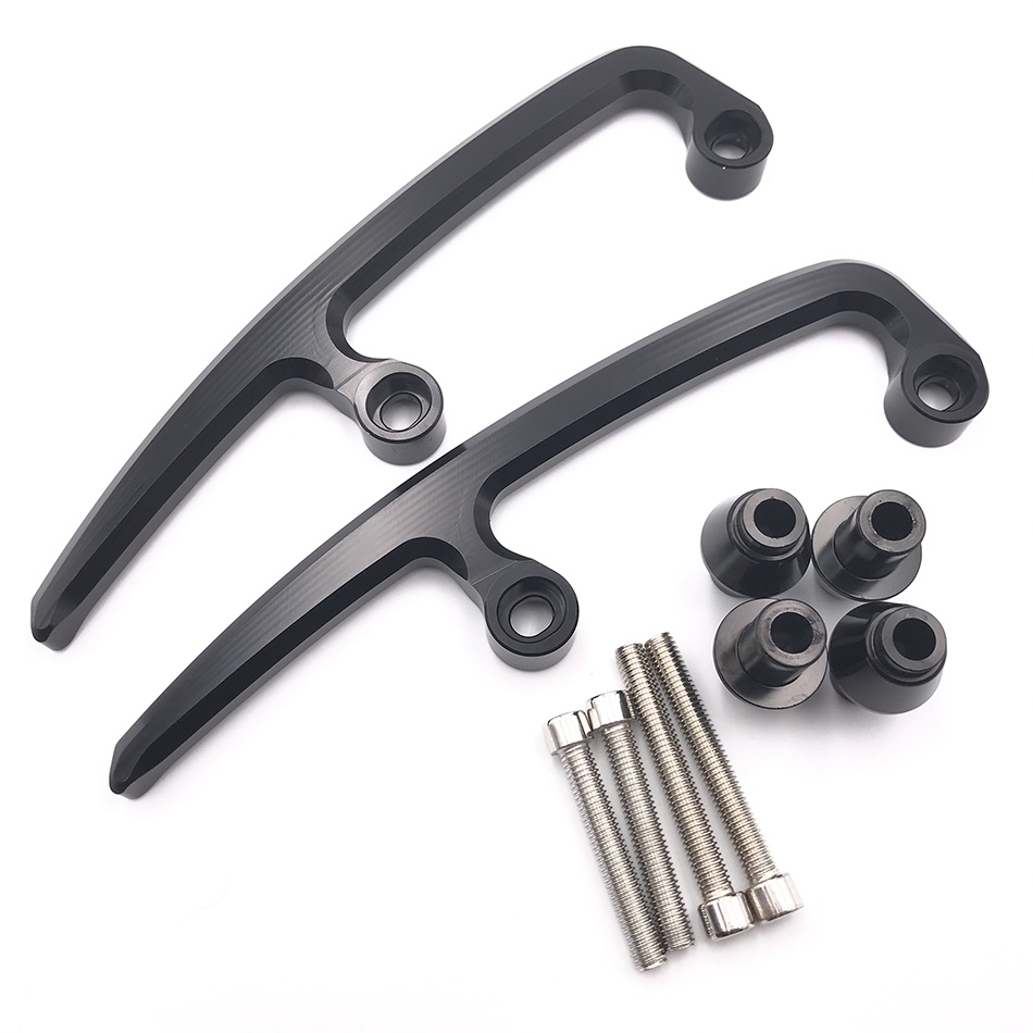 Tay Vịn Bằng Nhôm CNC Cho Xe Mô Tô Kawasaki Z650 2017-2022 Ninja 650