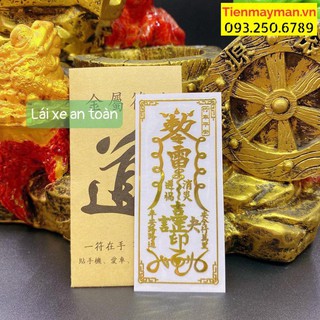 Linh Phù LÁI XE AN TOÀN THƯỢNG LỘ BÌNH AN dán điện thoại , máy tính bảng laptop