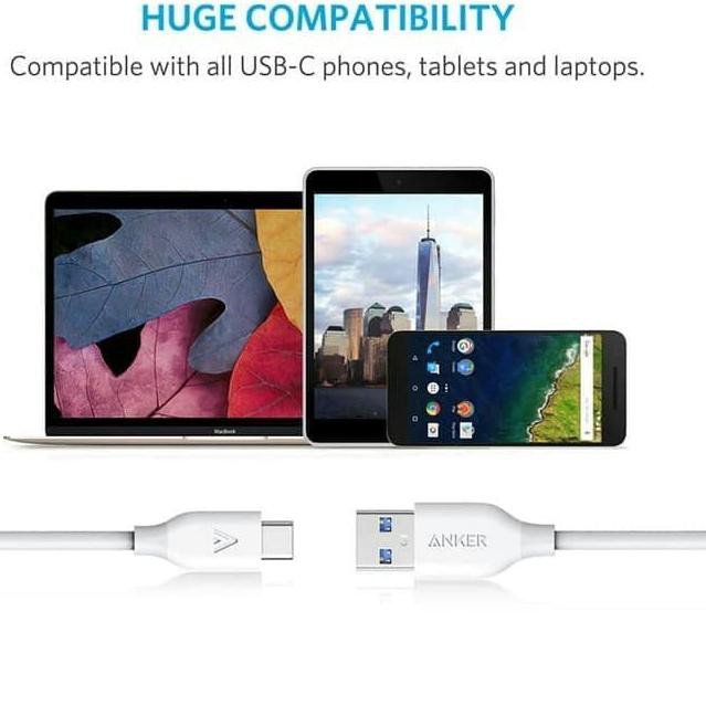 ANKER Mới Dây Cáp Sạc Tốc Độ Cao Usb-C 3.0 Type C 3ft / 0.9m