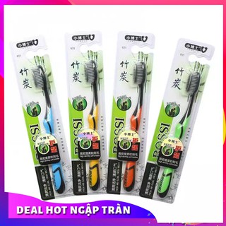 RẺ VÔ ĐỊCH🎁COMBO 2 BÀN CHẢI ĐÁNH RĂNG THAN HOẠT TÍNH HÀN QUỐC