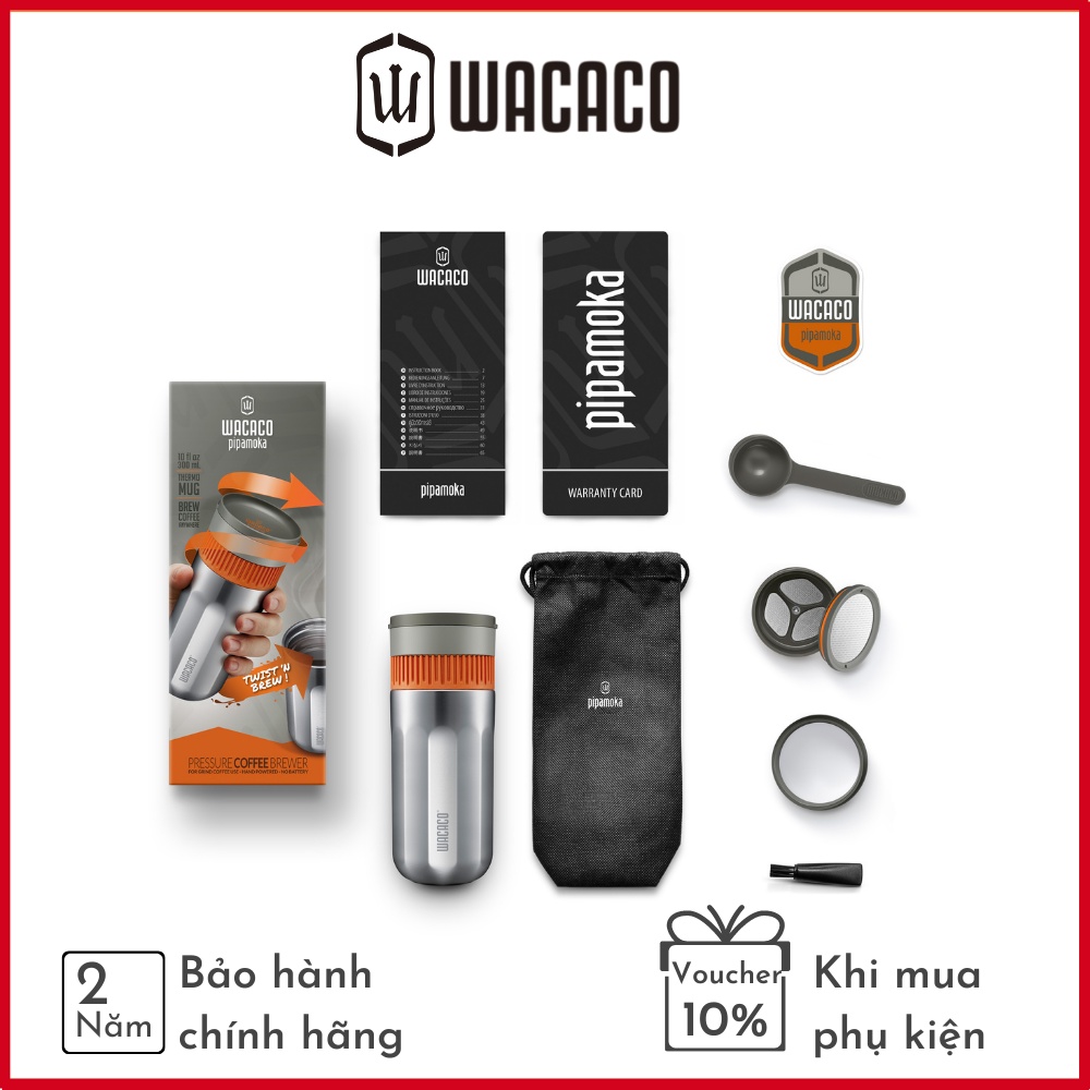 Bình pha cà phê đa dụng Wacaco Pipamoka