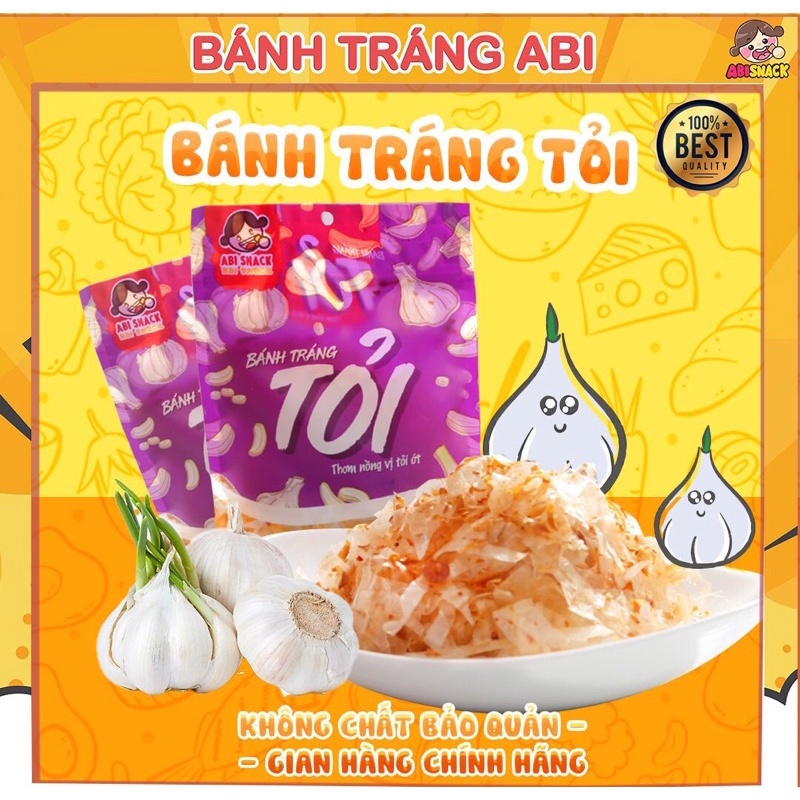 [OFFICIAL STORE] Bánh Tráng Tỏi ABI SNACK