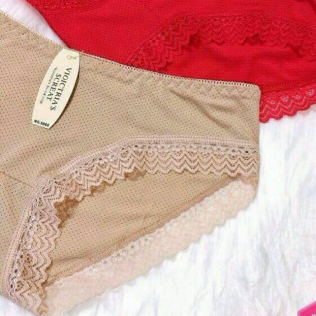 Set 5 Quần lót su thông hơi viền ren