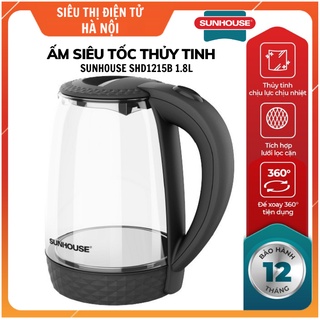 Ấm Siêu Tốc Thủy Tinh SUNHOUSE SHD1217 Dung Tích 1.7L [Bảo Hành 1 Năm]