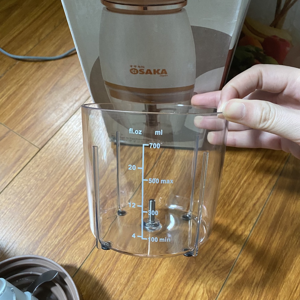 Máy xay thịt osaka, máy xay sinh tố mini đa năng nắp đồng Chính hãng