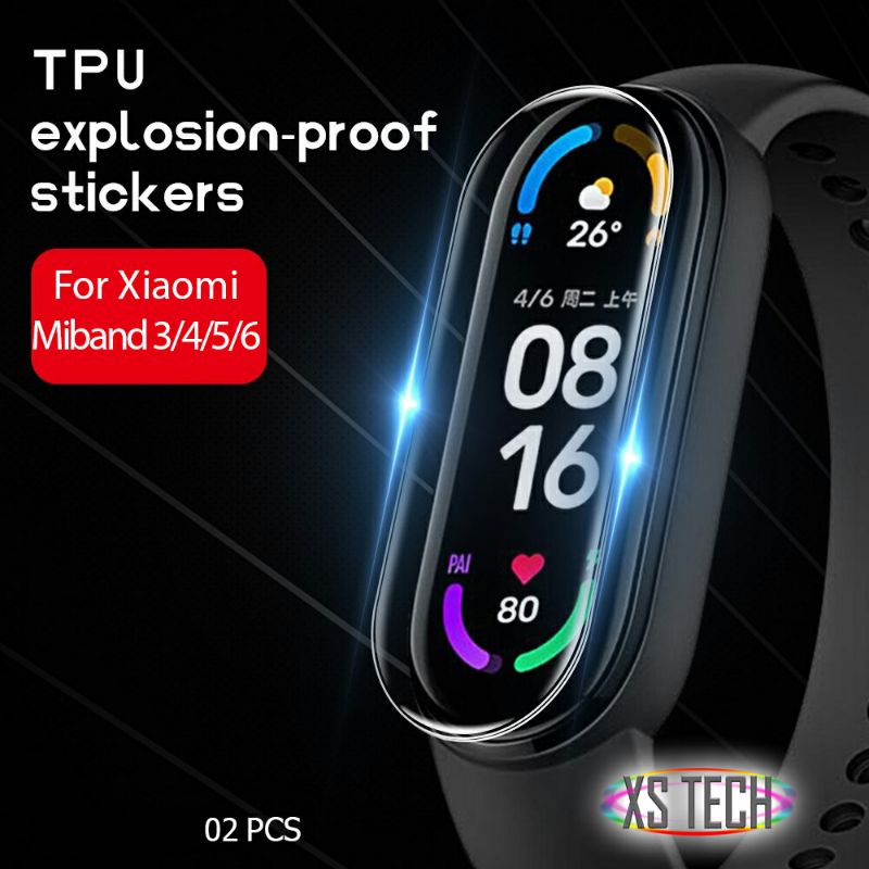 Bộ 2 miếng dán màn hình Xiaomi Miband 3 Xiaomi Miband 4 Xiaomi Miband 5 Xiaomi Miband 6