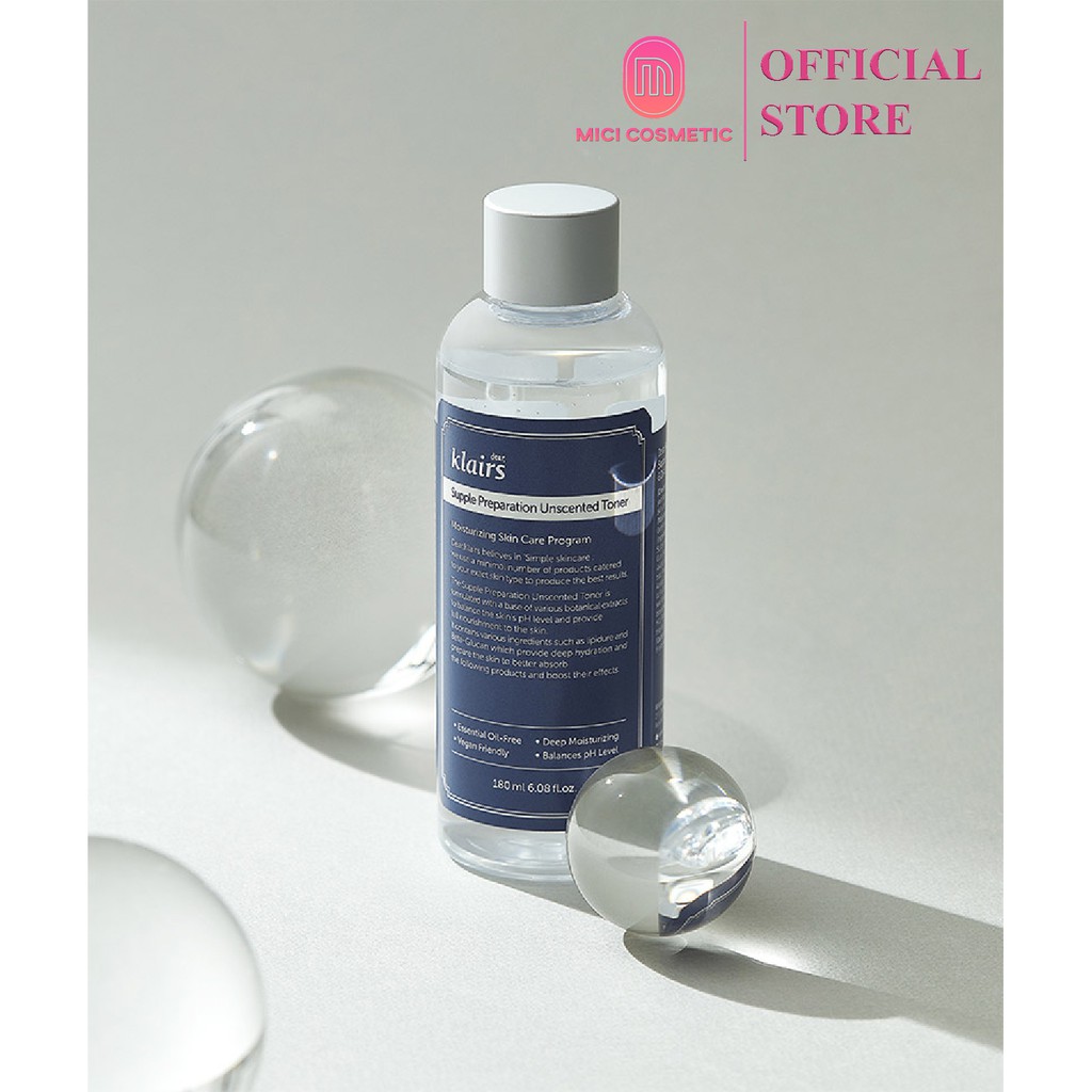 Nước Hoa Hồng Không Mùi Toner Dear Klairs Dưỡng Ẩm Da 180ml | BigBuy360 - bigbuy360.vn