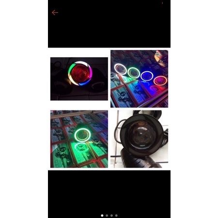 đèn u7 bi cầu lồng sáng 7 màu
