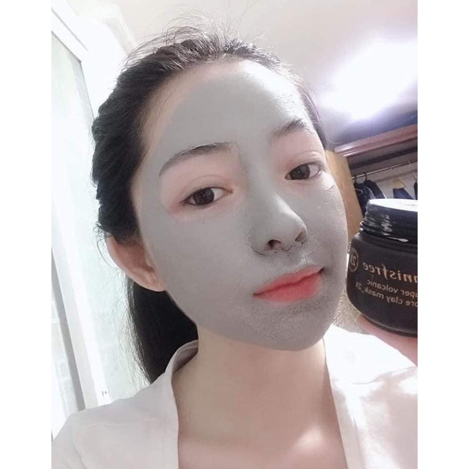 Sample [Gói] Mặt Nạ Đất Sét Giảm Mụn Đầu Đen Innisfree Super Volcanic Pore Clay Mask 2X