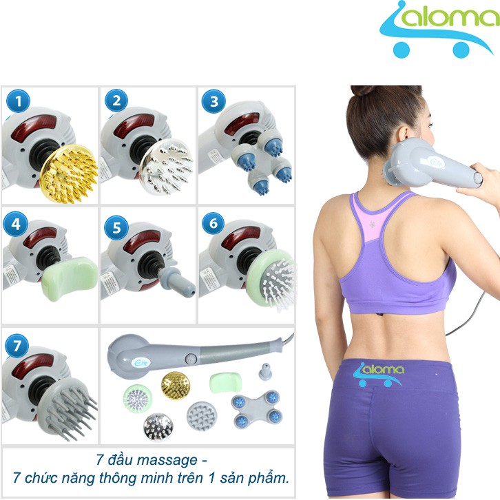 Máy massage 7 đầu King Massager