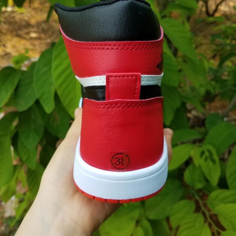 [VIDEO+ẢNH Thật] Giày thể thao𝐒𝐢ê𝐮 𝐑ẻ sneaker air Jo_dan 1 cổ cao đỏ đen full size