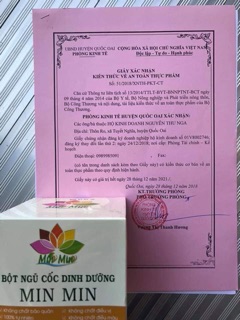 Ngũ cốc lợi sữa minmin 1 hộp 500g