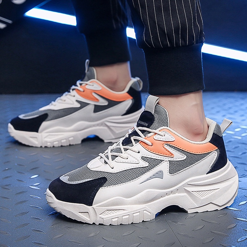 Giày Thể Thao Nam siêu hót 2023, Giày sneaker nam tăng chiều cao 5cm- BB08