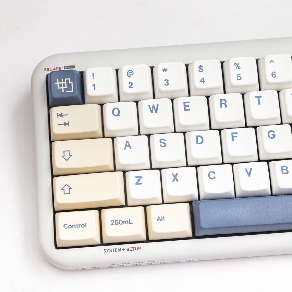 141 Phím GMK Soyamilk Keycaps MDA Profile PBT Dye Sub Bàn phím cơ Keycap