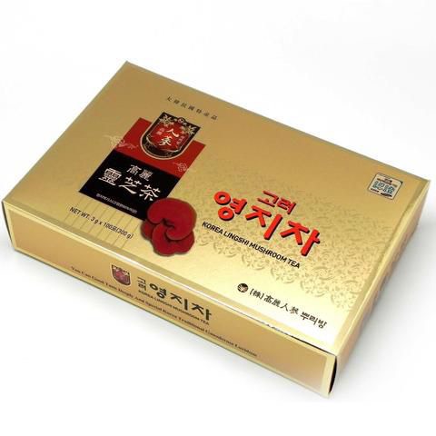 Trà nhân sâm linh chi Hàn Quốc( hộp 100 gói)- Hàng chuẩn mới về