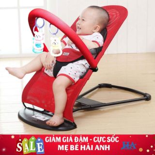 Ghế rung nhún cho bé sơ sinh (Tặng kèm đồ chơi treo nôi)