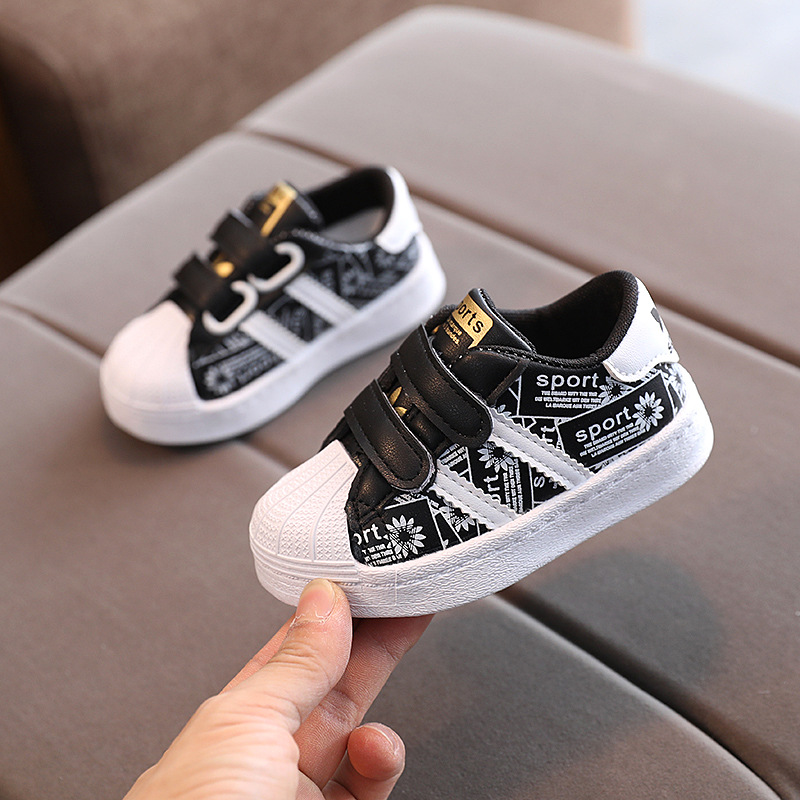 SUGE Giày Thể Thao 2 Sọc Chống Trượt Thời Trang Mùa Xuân Cho Bé