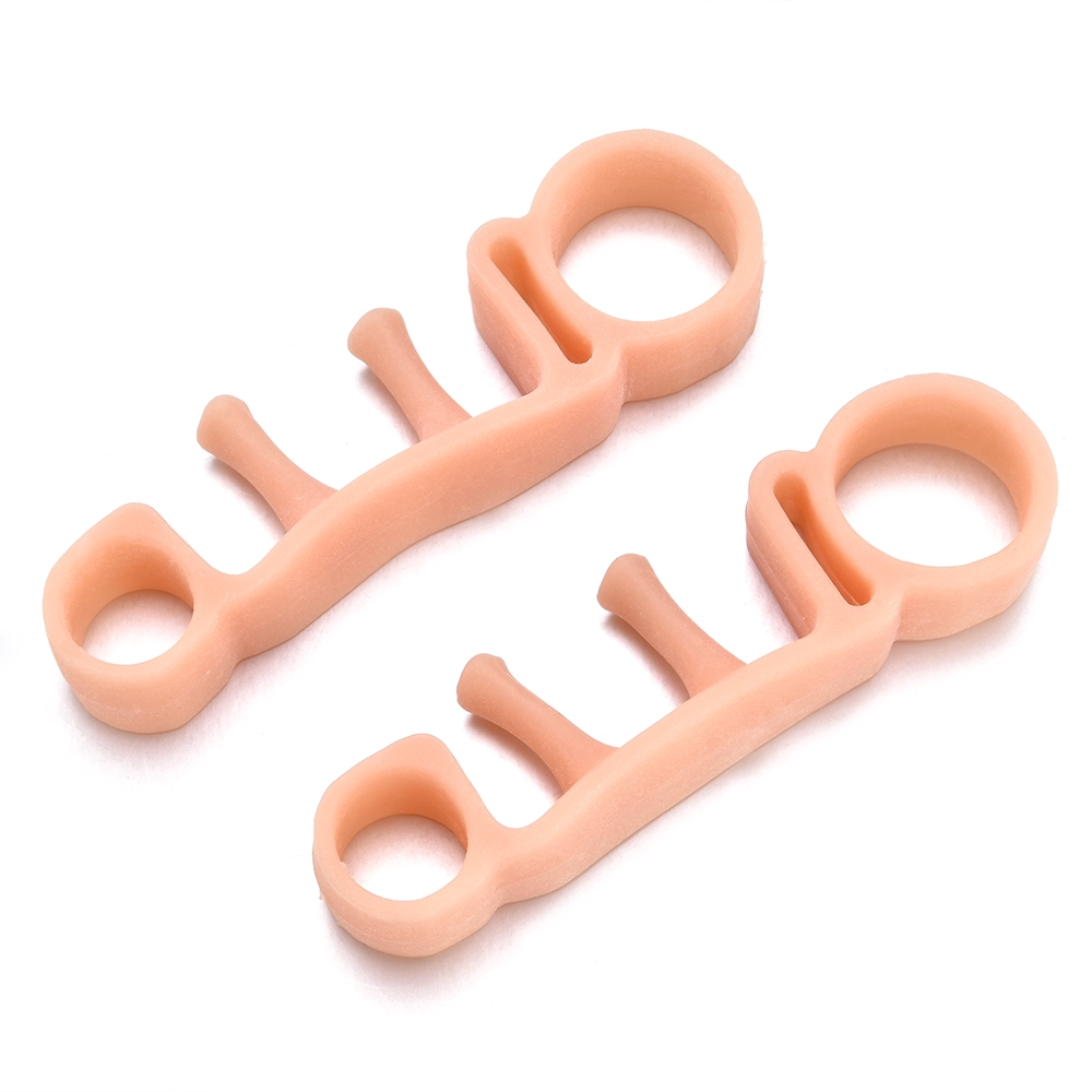 Cặp silicon tách ngón chân bị chứng phù nề chỉnh sửa định hình giảm đau tiện dụng