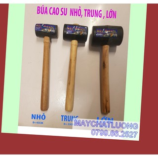 Búa cao su cán gỗ giá xưởng