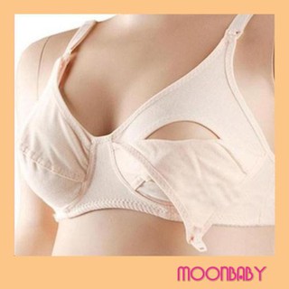 Áo ngực cho con bú, KHÔNG ĐỆM LÓT - Áo lót bầu mặc thoải mái sau sinh và cho cn bú tiện lợi size 36-42