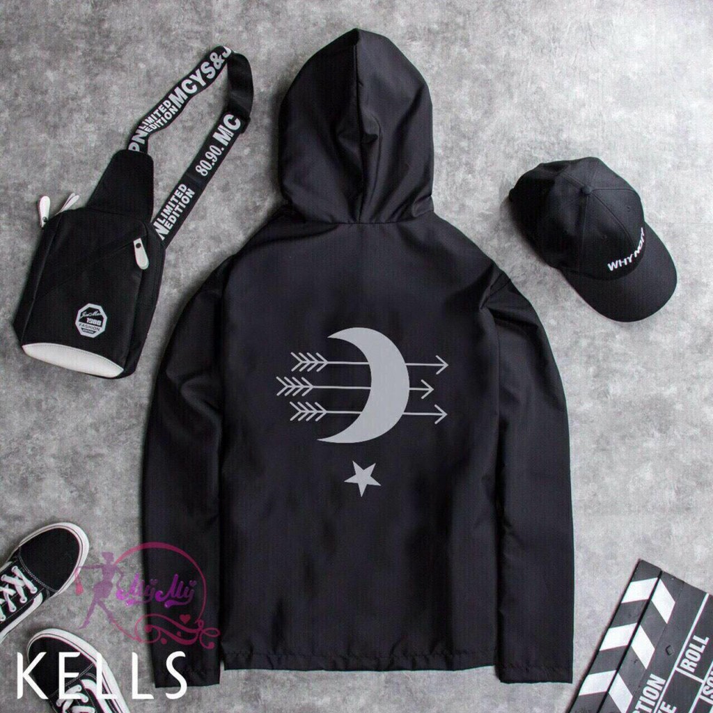 SD1 [Freeship 99K] Áo khoác dù nam Mina-Fashion Siêu hot Trong Năm 1