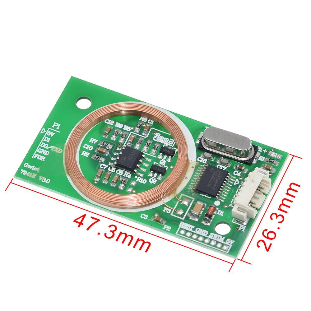 Mô Đun Rfid Uart 3pin 125khz Em4100 8cm Dc 5v Cho Arduino