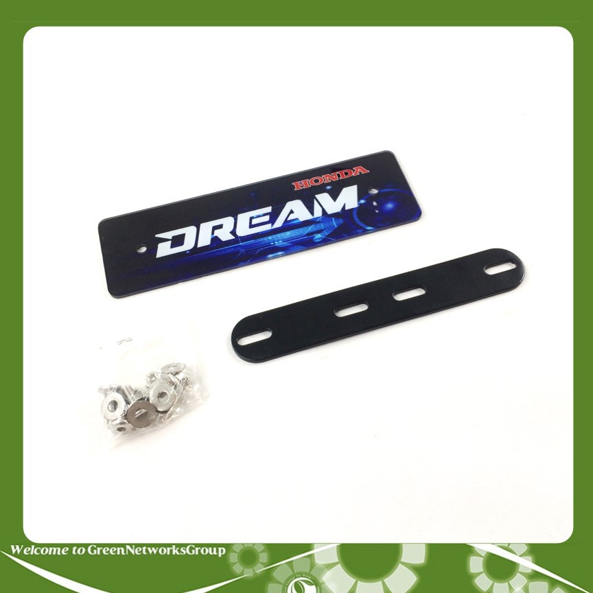 Bảng tên xe DREAM trang trí xe máy Greennetworks