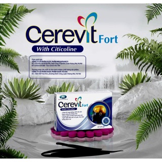 Bổ não Cerevit trị chứng mất ngủ, đau đầu, hoa mắt , chóng mặt.