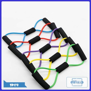 Dây kéo đàn hồi tập thể thao SP178, Dây kháng lực tập tay đa năng vòng số 8 - Gym Trex