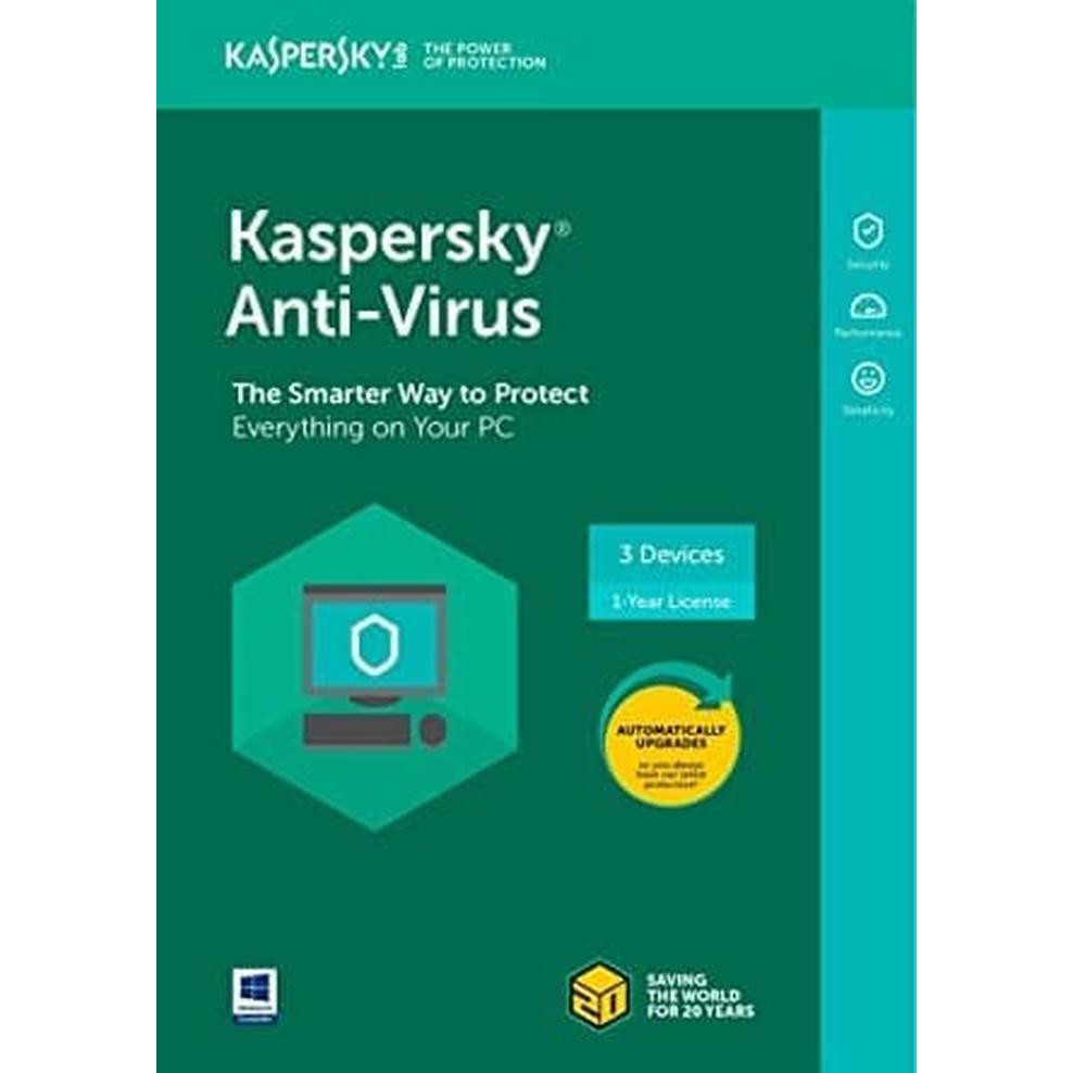 Laptop Great Abis Kaspersky Anti Virus 3user 1 Năm