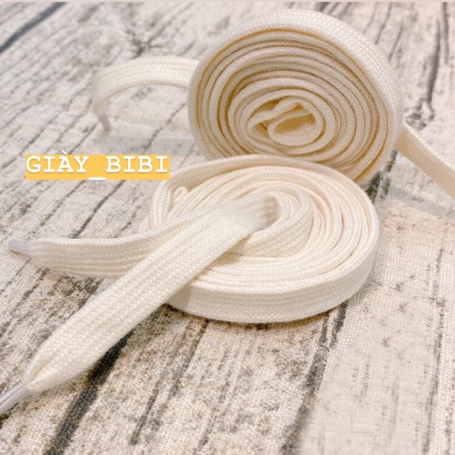 [HÀNG CÓ SẴN] Dây giày RickOwens màu ngà