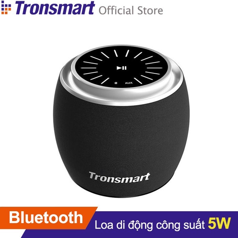 Loa Bluetooth Tronsmart Jazz Mini loa di động không dây chính hãng công suất 5W hoạt động liên tục 7 tiếng đèn LED nháy