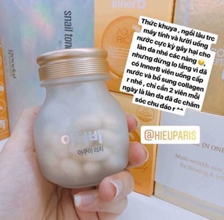 Viên cấp nước và collagen Aqua Rich